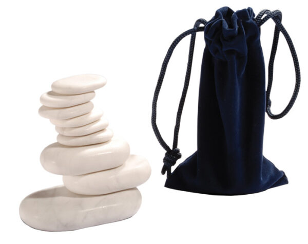 9pc Cold Marble Massage Stone Set