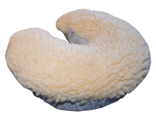 faux lambswool massage table face crest cover